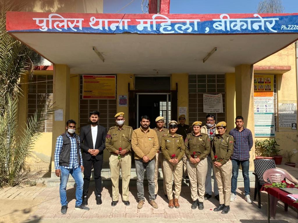 IMG 20210127 WA0092 400 पुलिस कार्मिकों का सम्मान Bikaner Local News Portal बीकानेर अपडेट