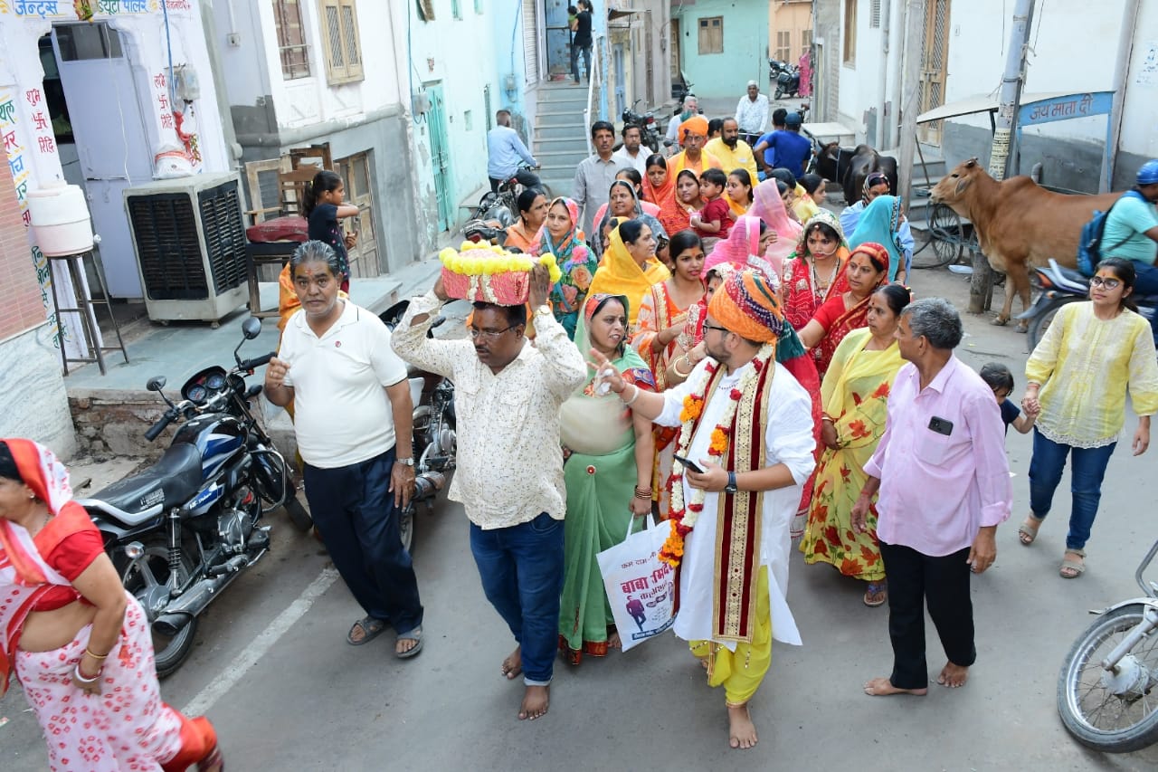 IMG 20220627 WA0197 शोभायात्रा हवन अनुष्ठान के साथ भागवत कथा ज्ञान यज्ञ संपन्न Bikaner Local News Portal धर्म