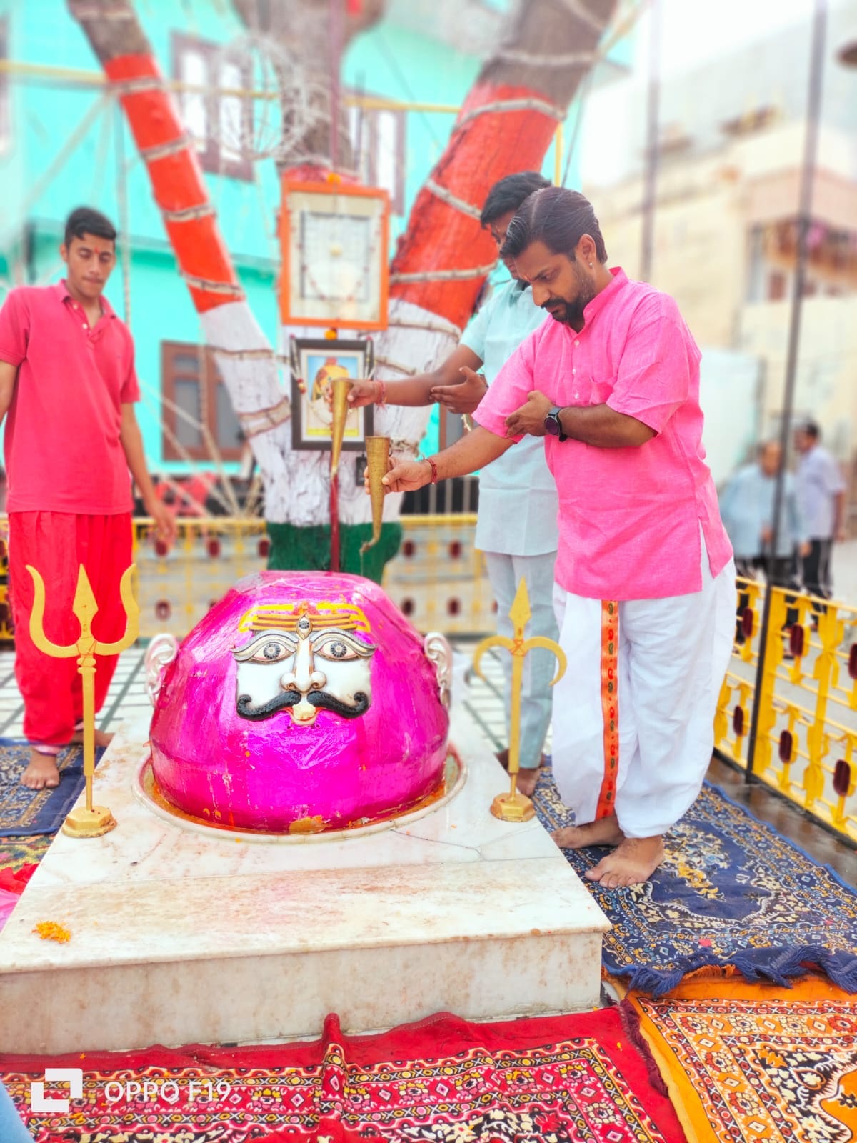 IMG 20230927 WA0193 प्रकाशचित्र के पीछे भैरूजी मंदिर में तीन दिवसीय अनुष्ठान Bikaner Local News Portal धर्म