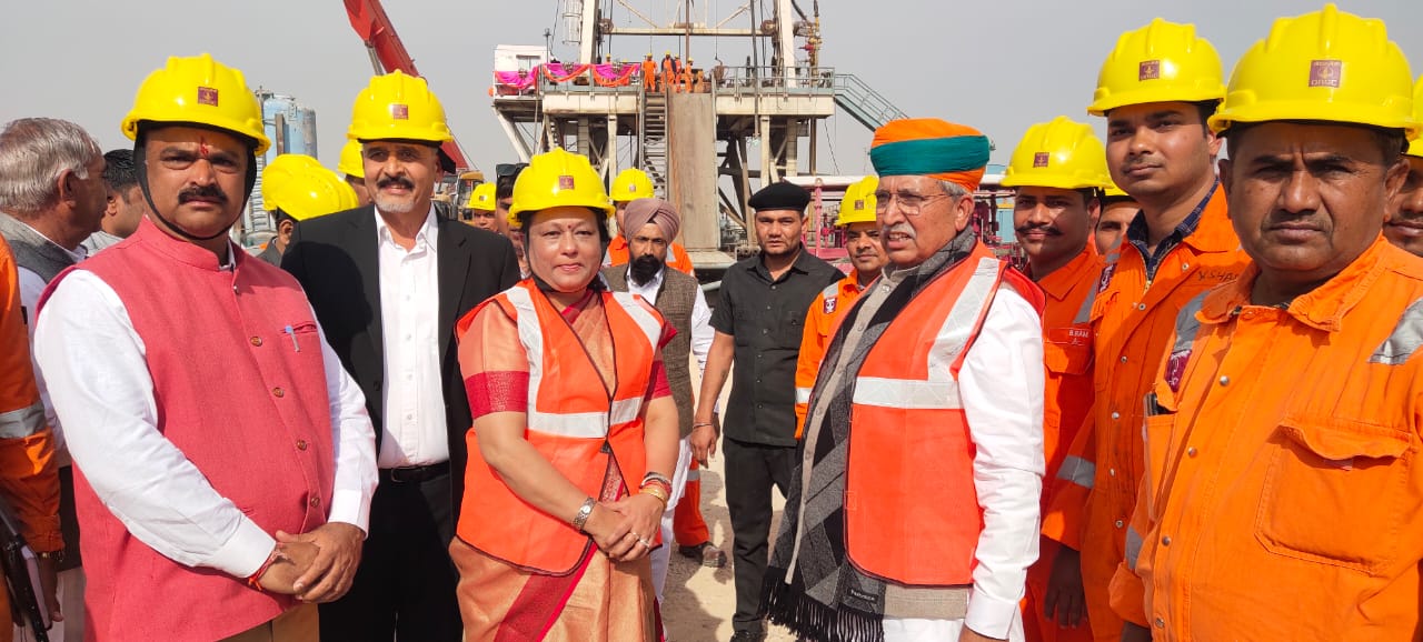IMG 20231226 WA0064 बीकानेर : नाल के पास गैस, तेल वेल ड्रिलिंग स्पड शुरू Bikaner Local News Portal बीकानेर अपडेट