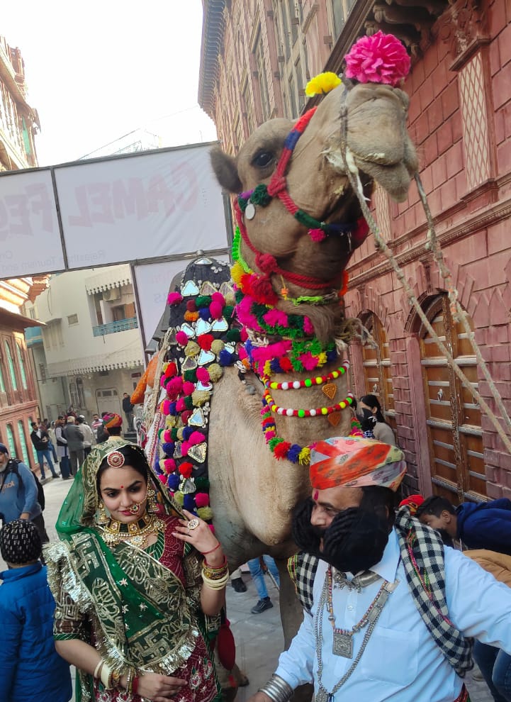 IMG 20240112 100932 हैरिटेज वॉक के साथ ऊँट उत्सव का आगाज, देशभर से पहुंचे लोक कलाकार, तीन दिन तक होंगे कई कार्यक्रम Bikaner Local News Portal पर्यटन