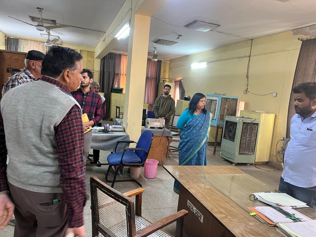 IMG 20240220 WA0324 संभागीय आयुक्त ने सीएडी कार्यालय का किया आकस्मिक निरीक्षण Rajasthan News Portal बीकानेर अपडेट