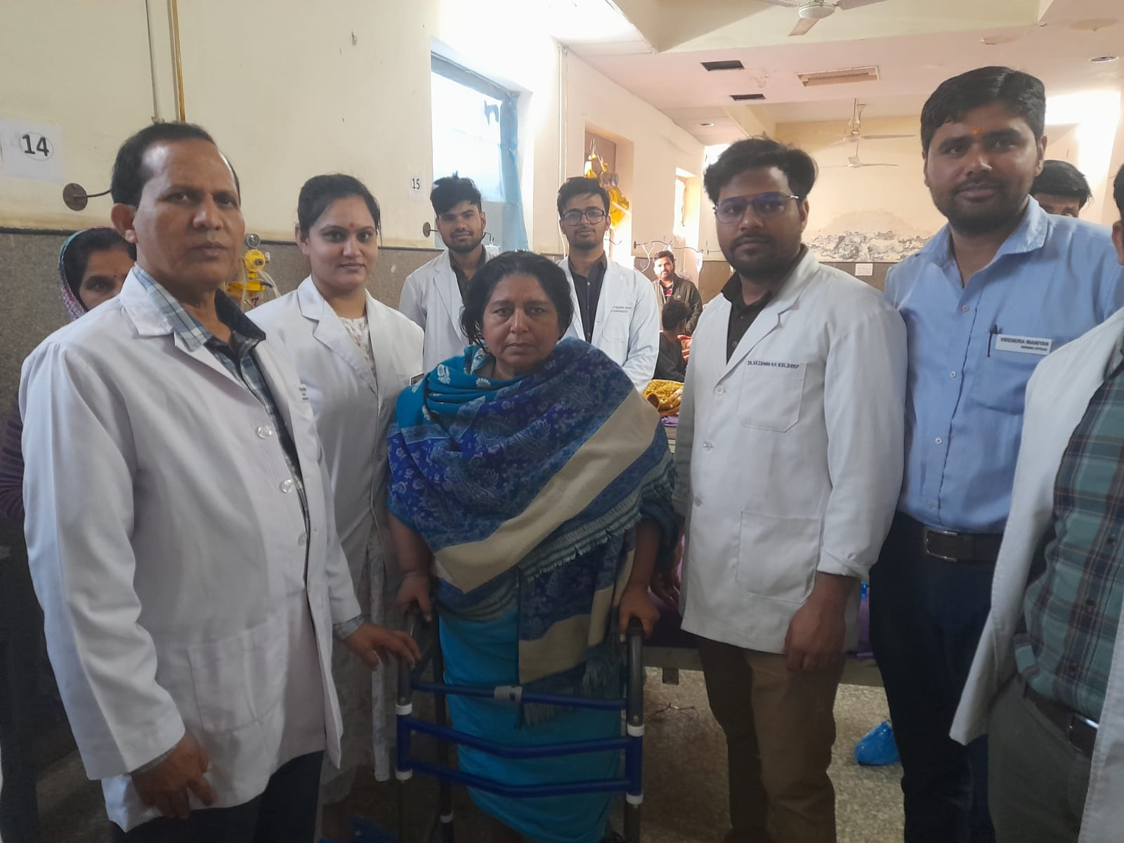 IMG 20240308 WA0349 पीबीएम ट्रॉमा सेंटर में महिला का सफल घुटना प्रत्यारोपण Rajasthan News Portal बीकानेर अपडेट