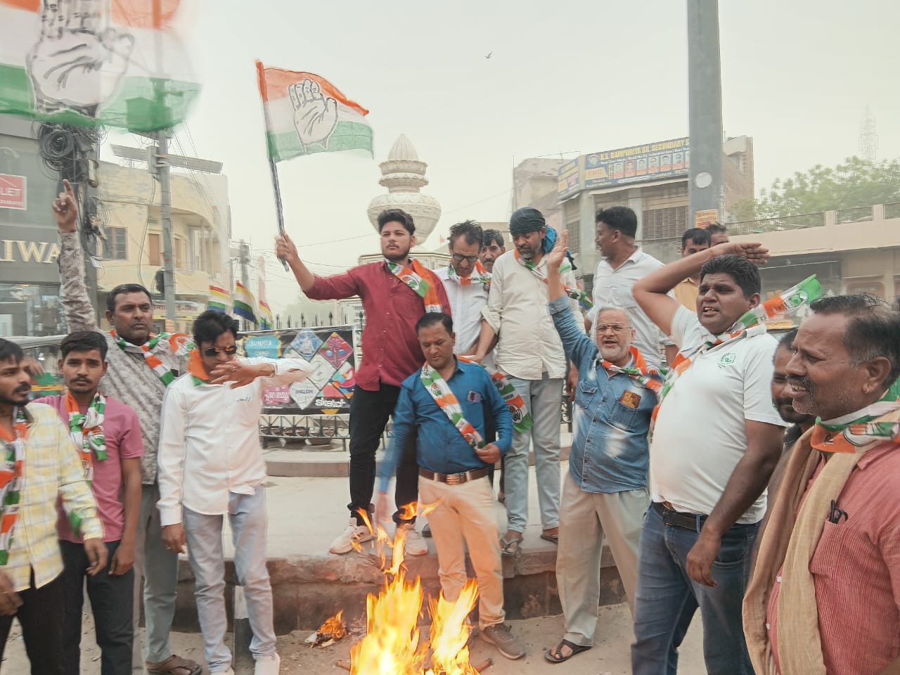 IMG 20250514 WA0025 भारत की बेटी सोफिया कुरैशी के खिलाफ अपशब्द कहने को लेकर प्रदर्शन Bikaner Local News Portal बीकानेर अपडेट