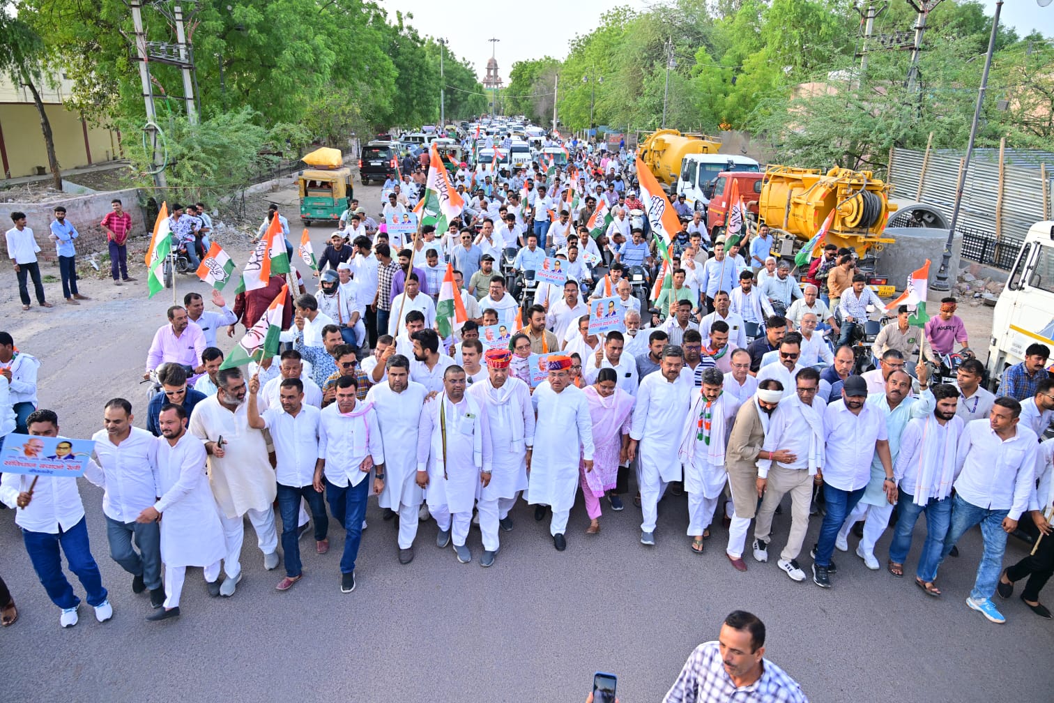 IMG 20250525 WA0036 जिला कांग्रेस द्वारा "संविधान बचाओ विशाल रैली का हुआ आयोजन Bikaner Local News Portal बीकानेर अपडेट