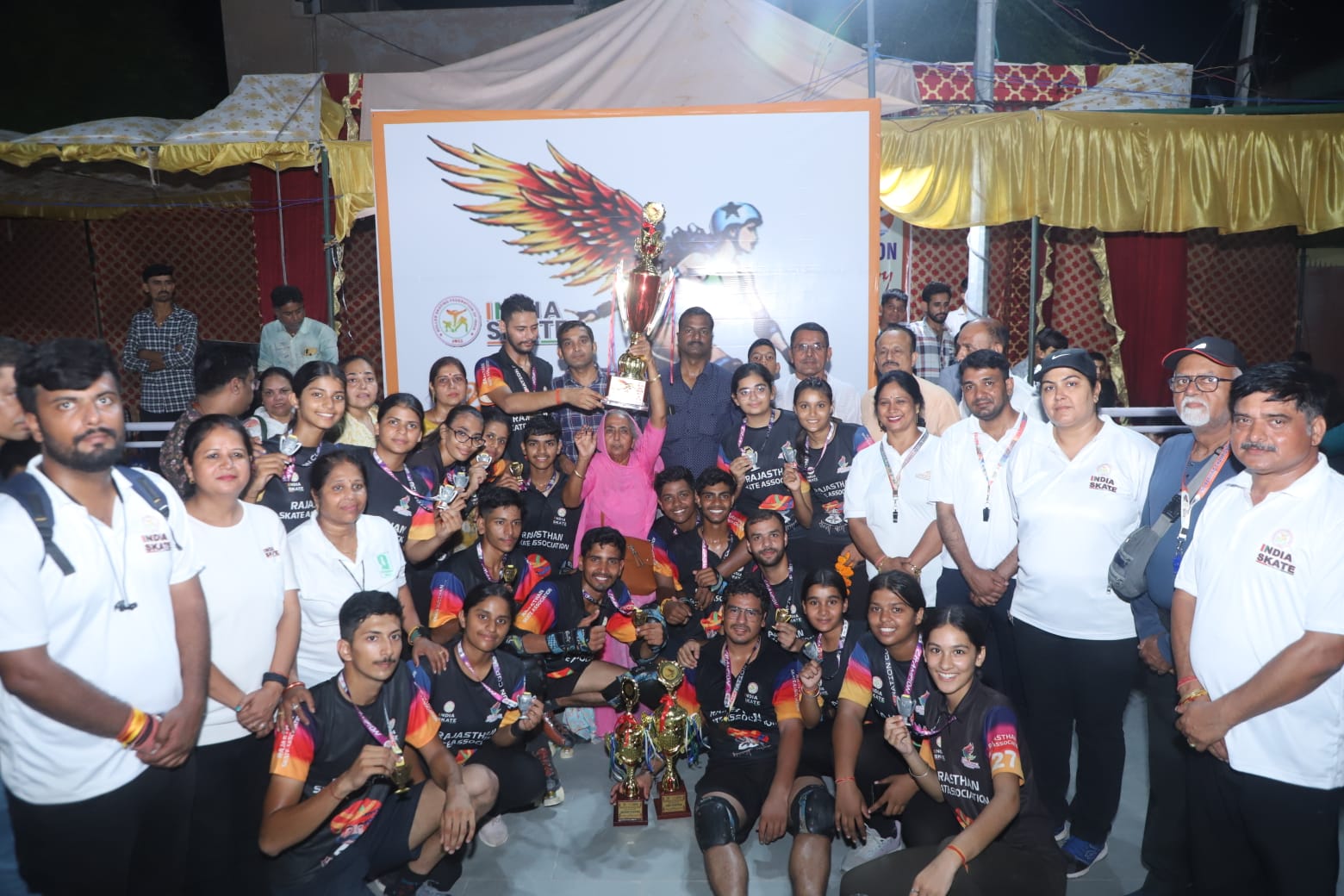 IMG 20250701 WA00231 रोलर डर्बी प्रतियोगिता में राजस्थान बॉयज ने जीता स्वर्ण Rajasthan News Portal बीकानेर अपडेट