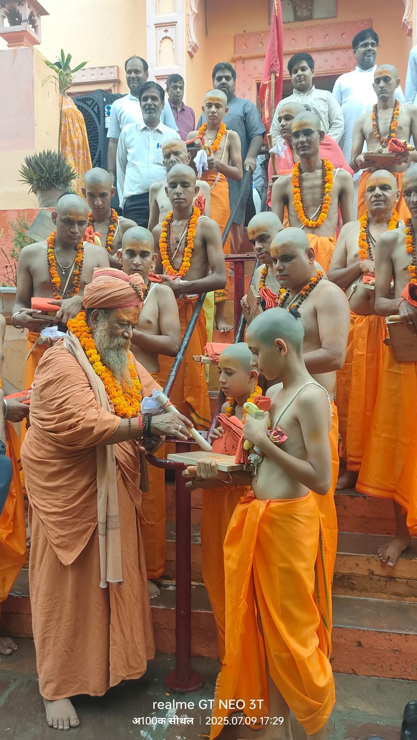 IMG 20250709 WA0012 scaled श्री धनीनाथ गिरी मठ पंच मंदिर में आज सामूहिक यज्ञोपवीत संस्कार का आयोजन Rajasthan News Portal धर्म