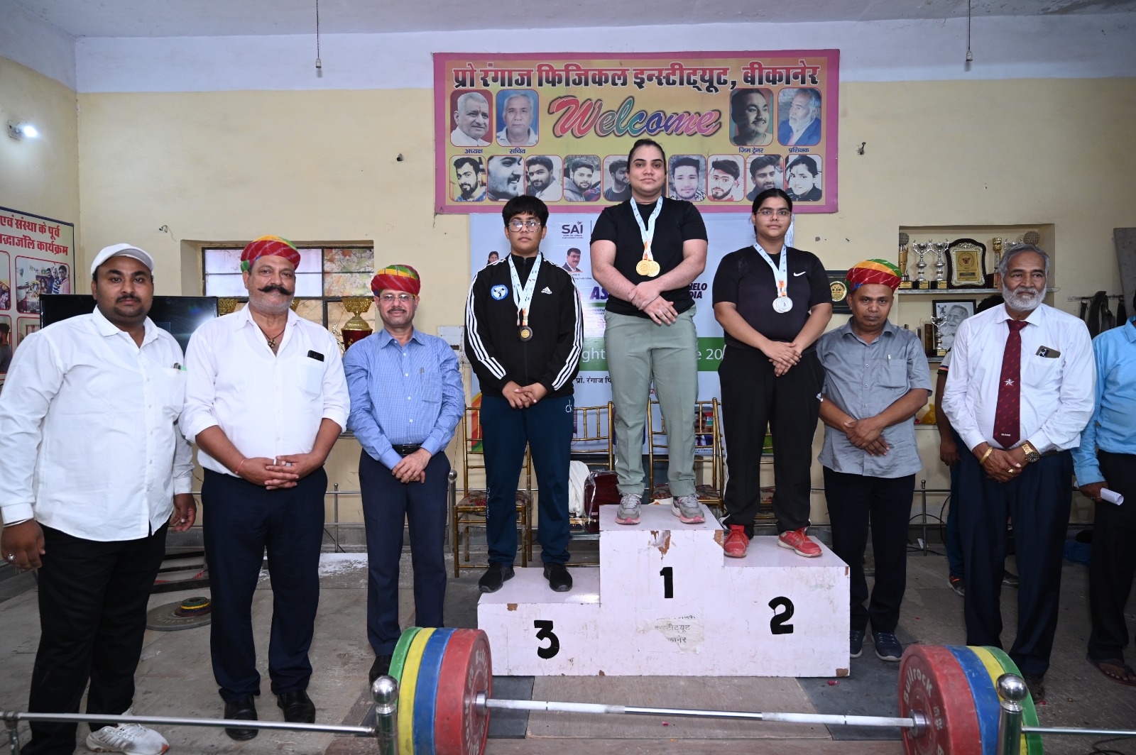 IMG 20250720 WA0008 प्रथम अस्मिता वेट लिफ्टिंग लीग 2025 का आयोजन Rajasthan News Portal खेल