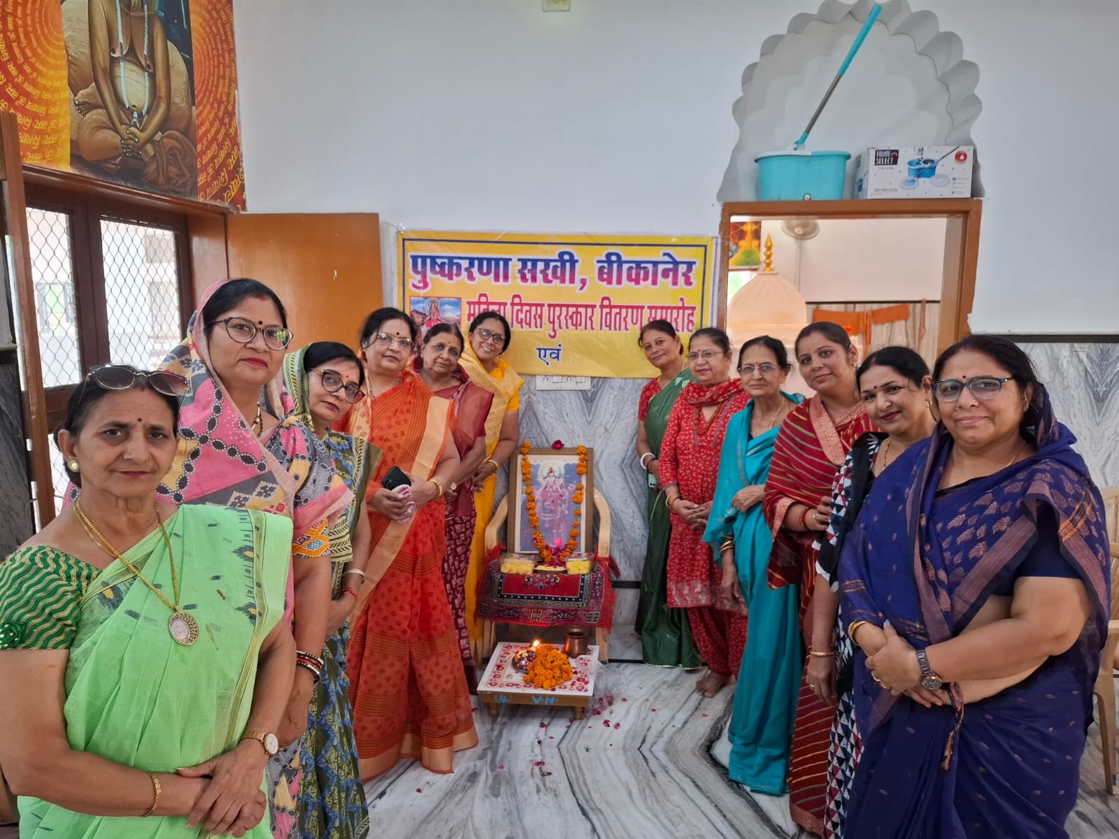 IMG 20250807 WA0018 पुष्करणा महिला मंडल ने  मां ऊष्ट्रवाहिनी का पूजन कर मनाया  पुष्करणा दिवस  Rajasthan News Portal धर्म