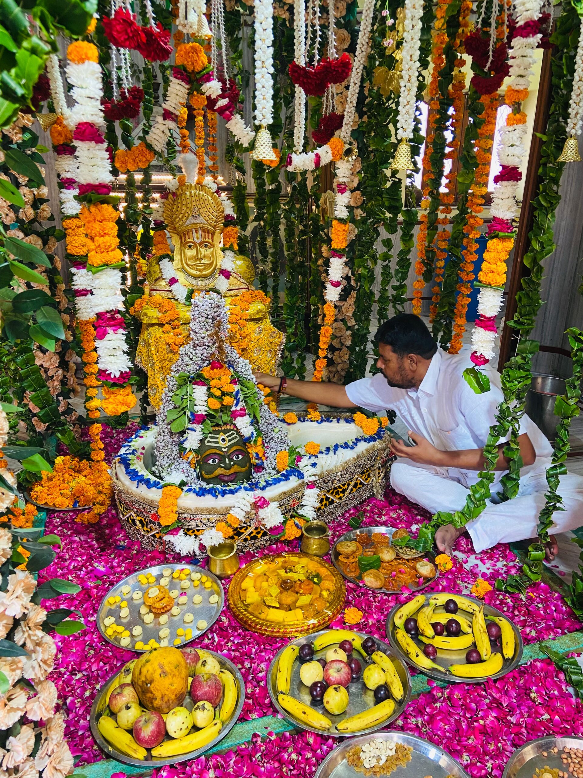 IMG 20250810 WA0054 scaled अमरेश्वर महादेव मंदिर में डॉयफ्रूट्स व गंगाजल से अभिषेक Rajasthan News Portal धर्म