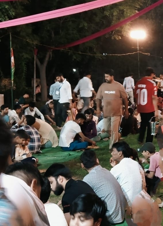 IMG 20250902 WA0021 पवनपुरी के सेक्टर 3 में बाबा रामदेवजी को महाप्रसाद का लगाया भोग ,भंडारा Rajasthan News Portal धर्म