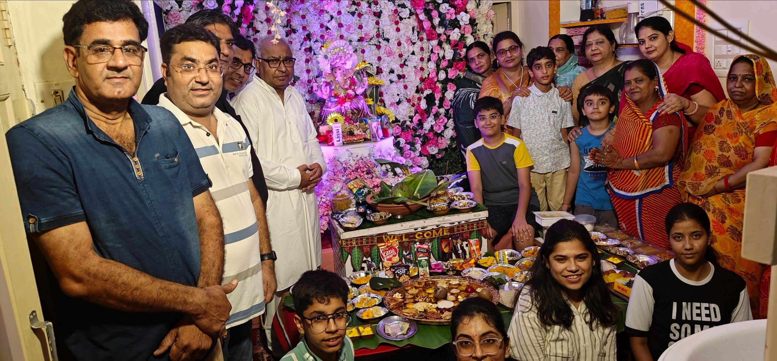 IMG 20250906 WA0026 scaled श्री बाल गणपति भगवान को लगाया छप्पन भोग Rajasthan News Portal धर्म