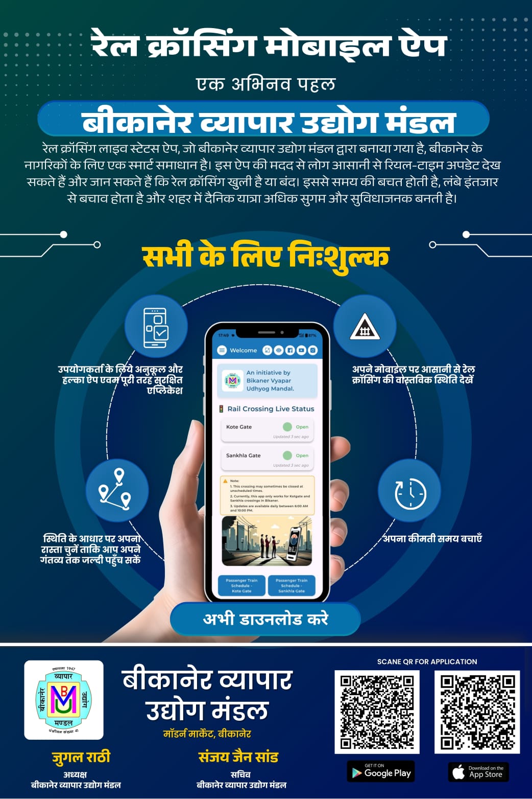 IMG 20250924 WA0002 कोटगेट रेलवे क्रासिंग: रेल क्रॉसिंग एप्प में नया फीचर जोड़ा Rajasthan News Portal बीकानेर अपडेट