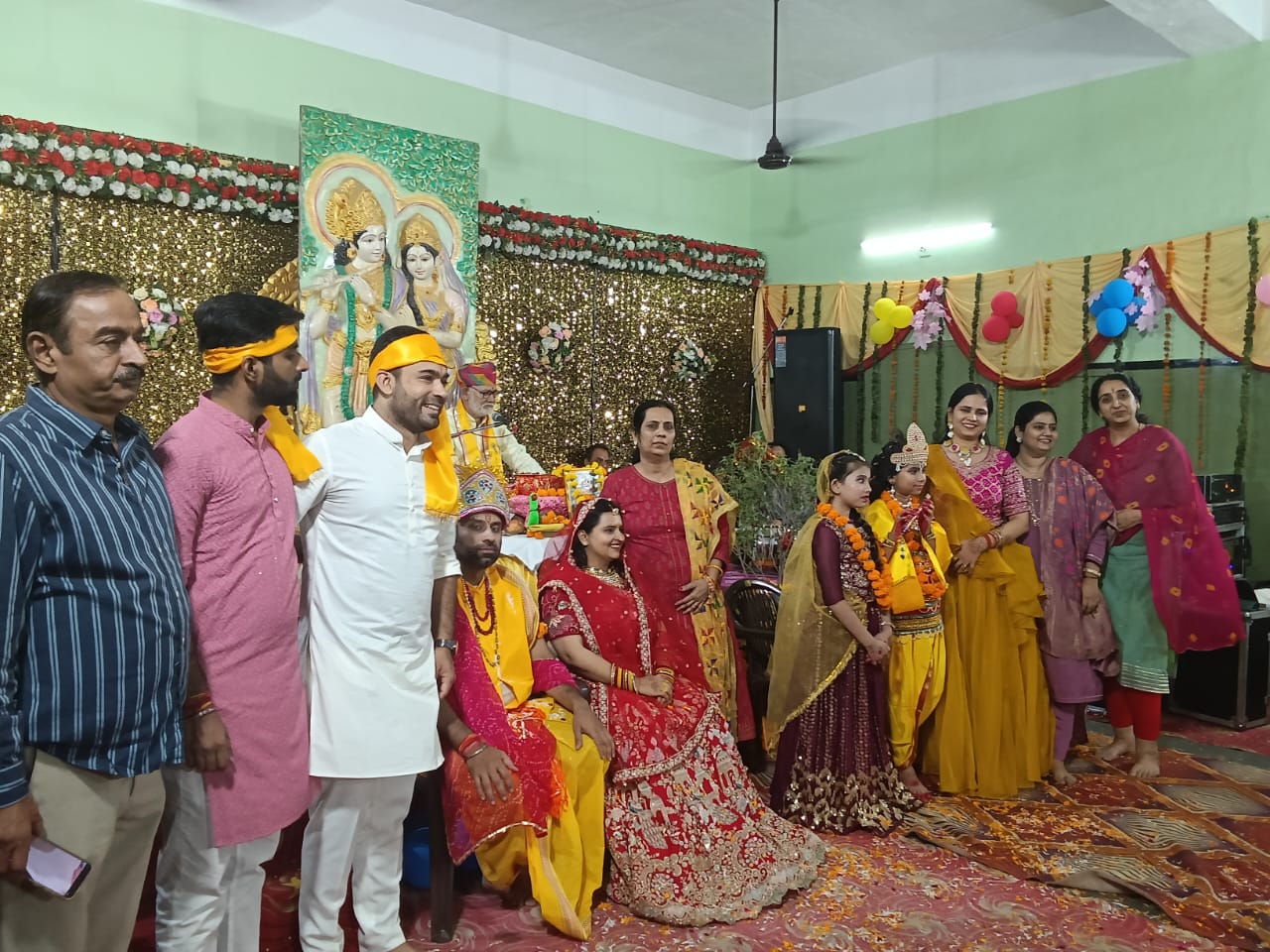 IMG 20251029 WA0047 कथा के दौरान श्रीकृष्ण रूखमणी विवाह मनाया Rajasthan News Portal धर्म