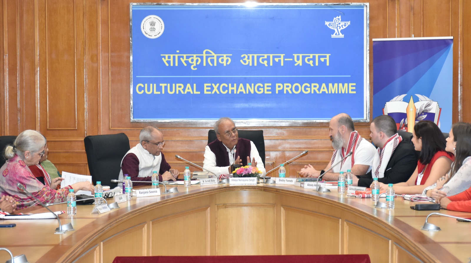 IMG 20251121 WA0023 साहित्य अकादेमी में सांस्कृतिक आदान-प्रदान में रूस के लेखक ने की शिरकत Rajasthan News Portal साहित्य