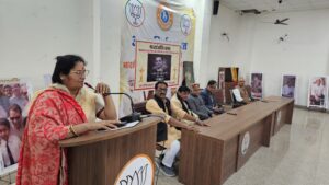 बीजेपी संभाग कार्यालय में पूर्व सांसद अभिनेता धर्मेंद्र को दी श्रद्धांजलि