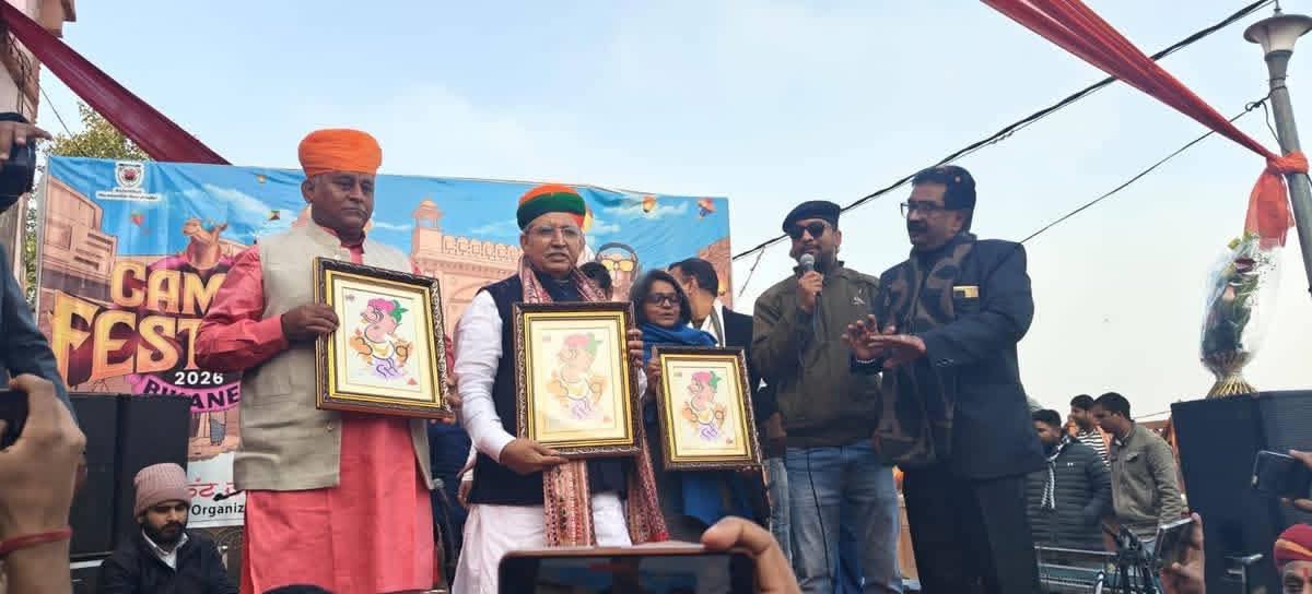 FB IMG 1767958619658 हेरिटेज वॉक के साथ हुआ अंतरराष्ट्रीय ऊंट उत्सव का रंगारंग आगाज Rajasthan News Portal पर्यटन