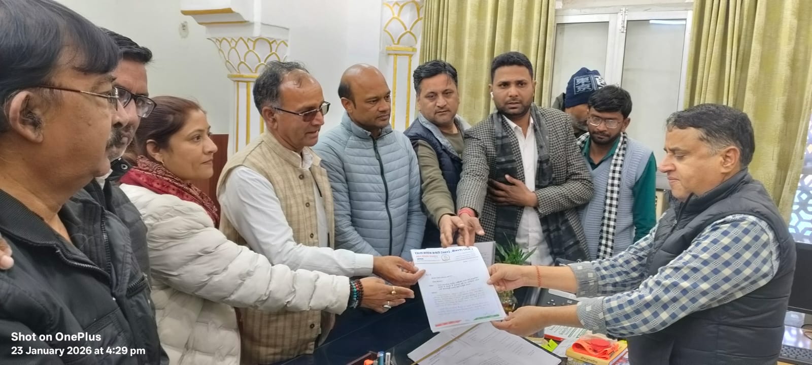 IMG 20260123 WA0021 रविन्द्र रंगमंच, टाउन हाल और सामुदायिक भवनों के किरायों में वृद्धि के खिलाफ कांग्रेस ने ज्ञापन सौंपा Rajasthan News Portal बीकानेर अपडेट