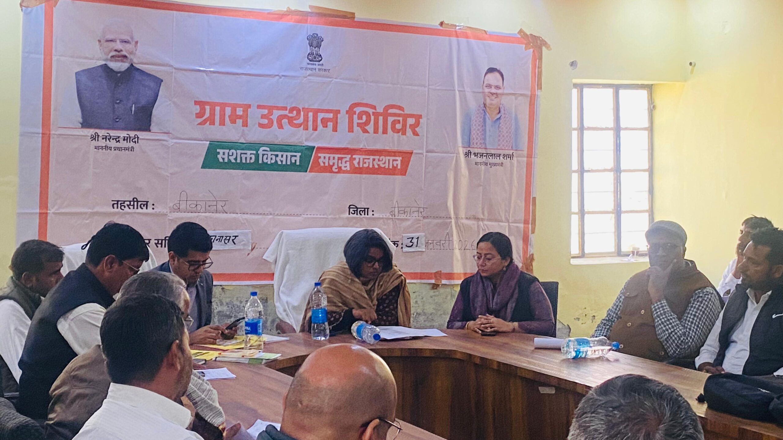 IMG 20260131 WA0019 scaled जिला कलेक्टर ने कानासर में आयोजित ग्राम उत्थान शिविर का किया निरीक्षण Rajasthan News Portal राजस्थान