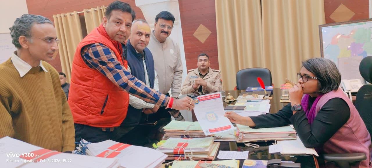 IMG 20260203 WA0260 बीकानेर में 10 फरवरी को पुष्करणा ओलंपिक सावे के सफल आयोजन हेतु प्रशासन को ज्ञापन सौंपा Rajasthan News Portal बीकानेर अपडेट