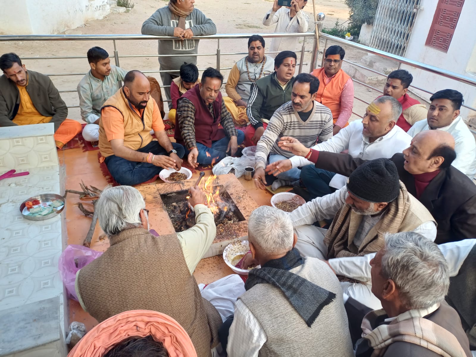 IMG 20260204 WA0222 खेजड़ी बचाओ आंदोलन: 51 ब्राह्मणों ने किया विष्णु यज्ञ, हवन Rajasthan News Portal बीकानेर अपडेट