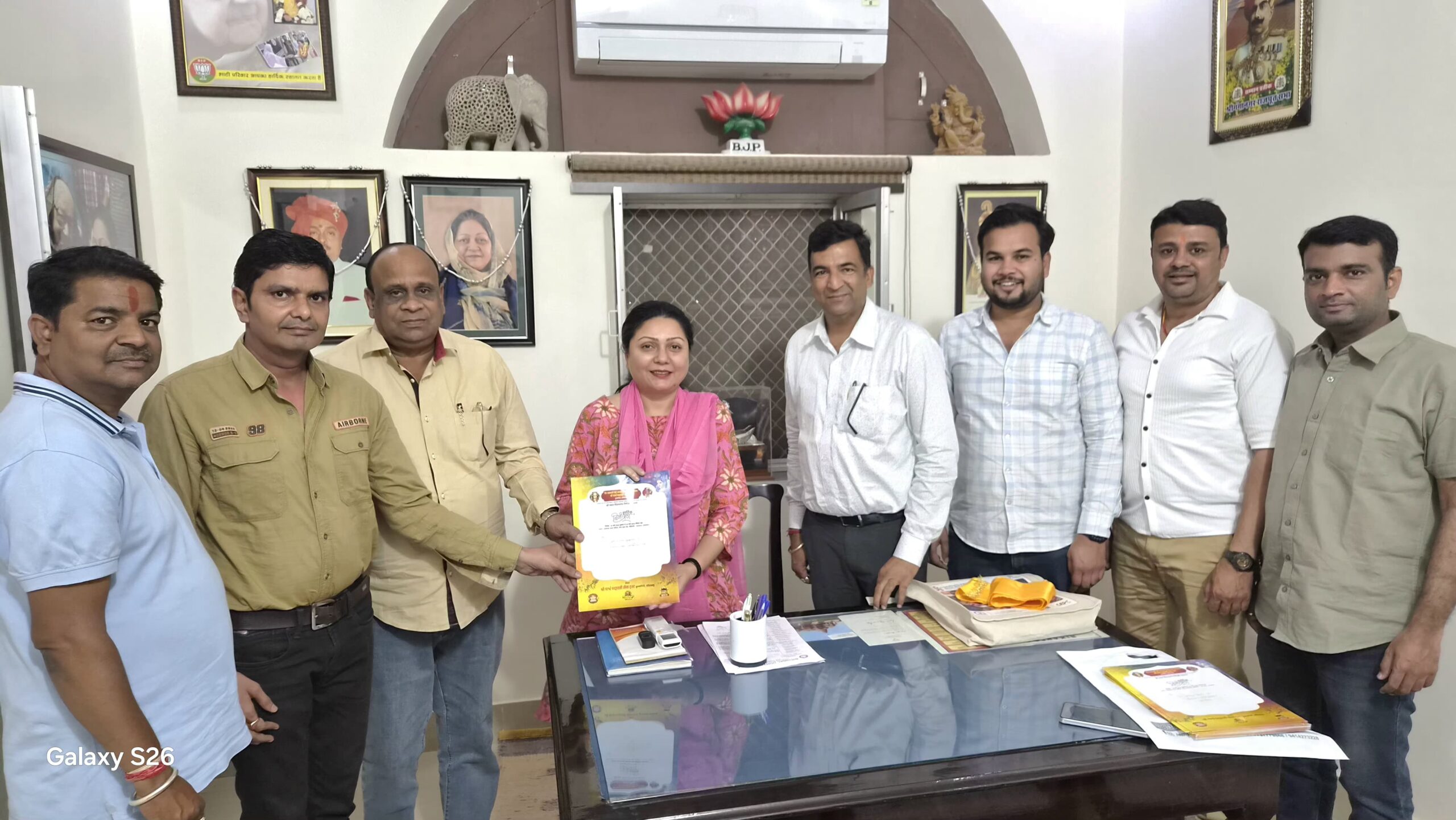 SAVE 20260318 173426 scaled 20 हज़ार किलो चंदन की लकड़ी, 7 हज़ार किलो घी, 12 हज़ार किलो मेवे से देंगे आहुतियां, विधायक पूर्व से मिले Rajasthan News Portal राजस्थान