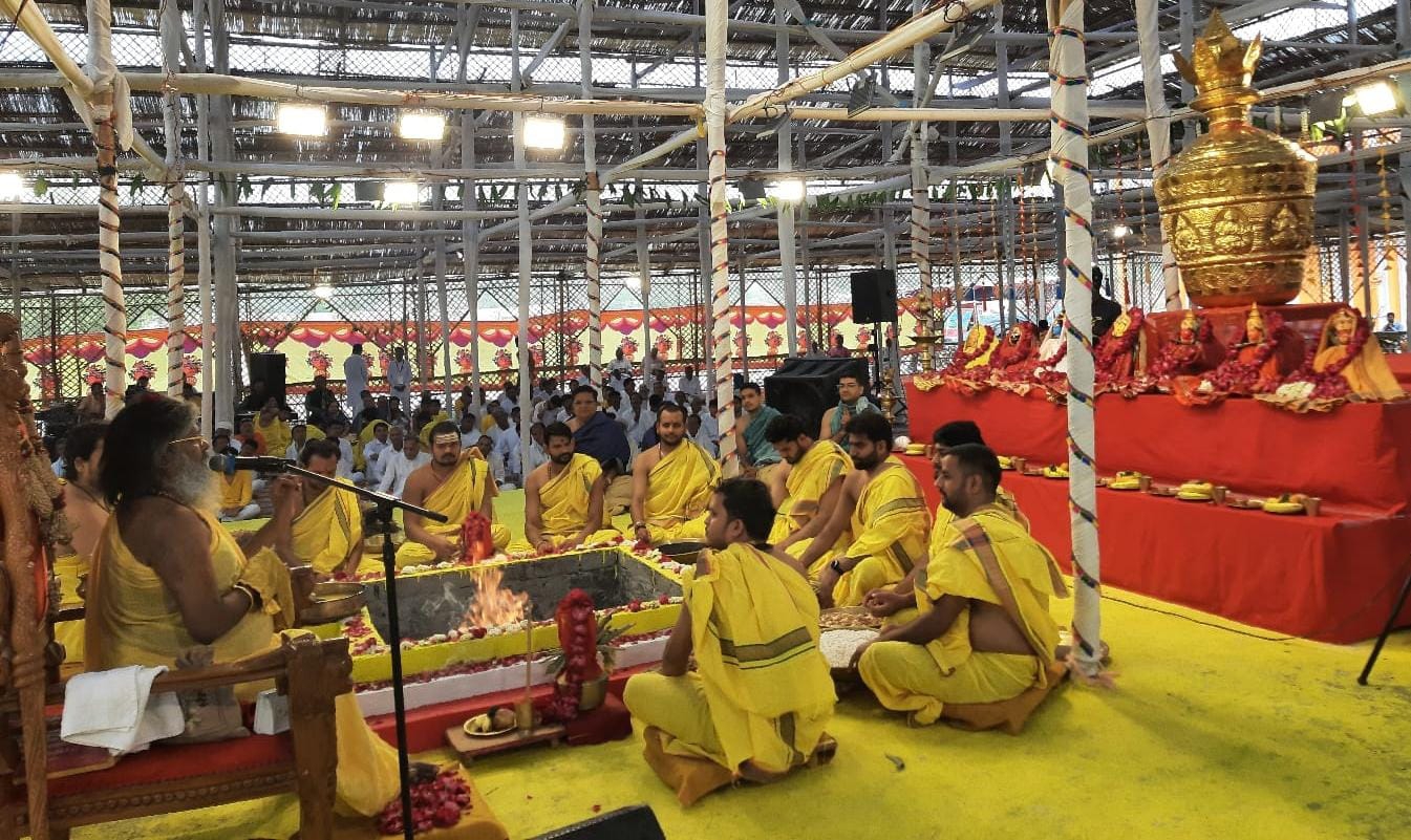 SAVE 20260319 225924 नवरात्रि शास्त्रोक्त विराट यज्ञ महामहोत्सव, देवी भागवत का हुआ आगाज Rajasthan News Portal धर्म