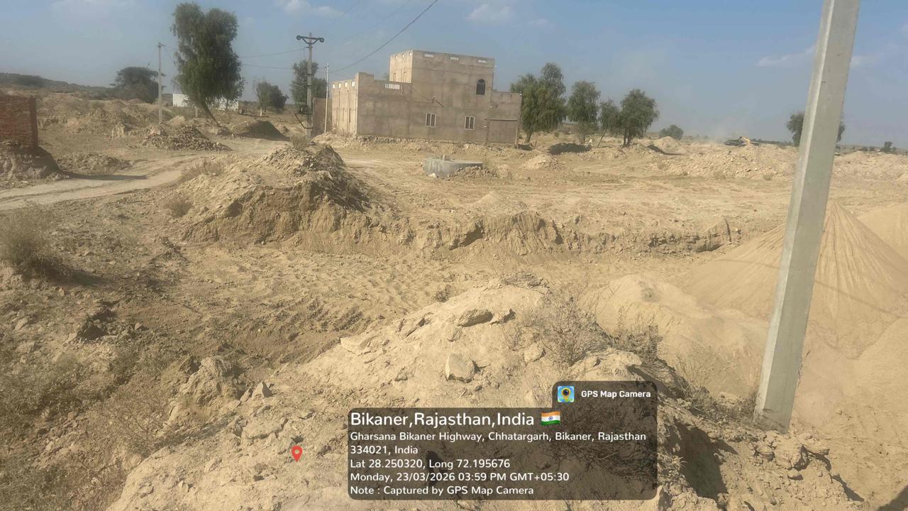 SAVE 20260324 082026 जिप्सम खनन की अवैध कार्रवाई, जेसीबी जब्त, 9 लाख रुपये की शास्ति Rajasthan News Portal बीकानेर अपडेट