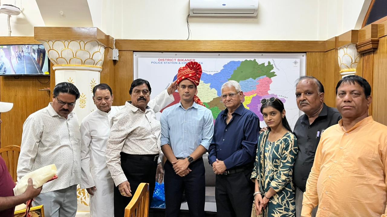 SAVE 20260325 201800 पुलिस अधीक्षक का स्वागत अभिनंदन किया Rajasthan News Portal बीकानेर अपडेट