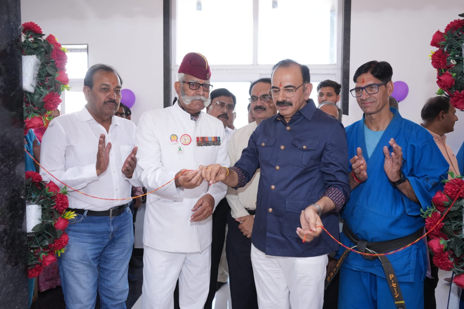 SAVE 20260424 215053 पी.एस.टी. मार्शल आर्ट एकेडमी एवं अर्हम योगा स्टूडियो का भव्य शुभारंभ Rajasthan News Portal बीकानेर अपडेट