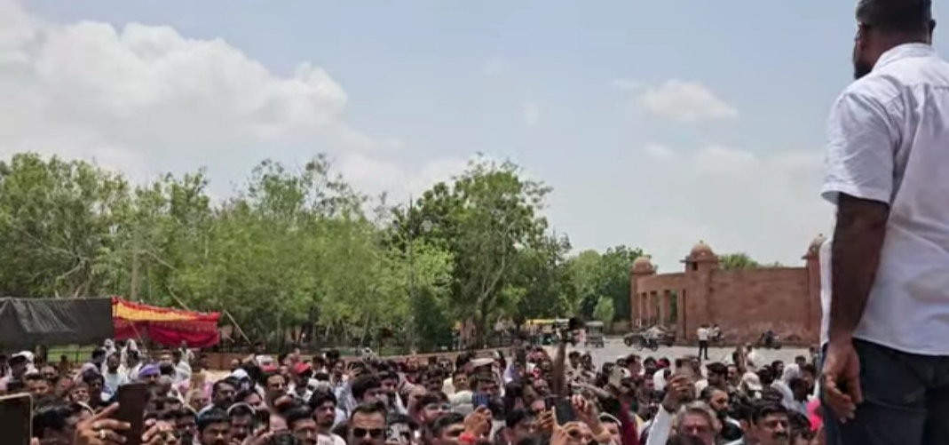 IMG 20260623 144414 कलक्ट्रेट तक पैदल मार्च निकाला, मेड़तिया के समर्थन में सभा Rajasthan News Portal राजस्थान