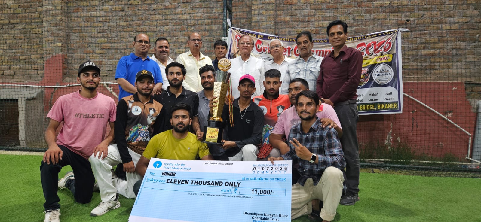SAVE 20260702 192334 धुरंधर टीम ने जीती प्रथम जीएन बिस्सा बॉक्स क्रिकेट चैम्पियनशिप Rajasthan News Portal खेल