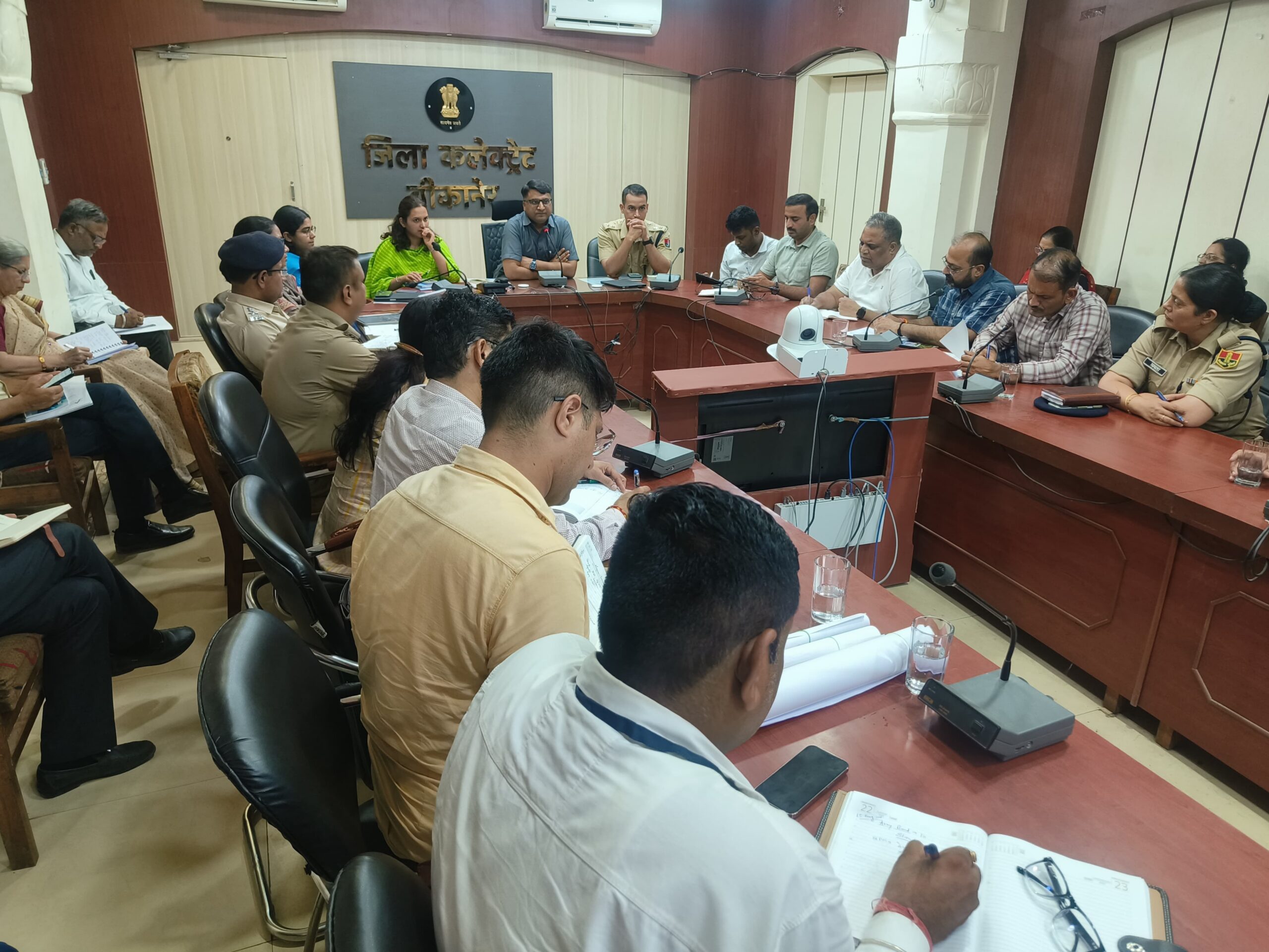 SAVE 20260811 202745 scaled जिला कलेक्टर व पुलिस अधीक्षक ने ली बैठक, 13 अगस्त तक सभी कार्यों/व्यवस्थाओं को अंतिम रूप देने के निर्देश Rajasthan News Portal बीकानेर अपडेट