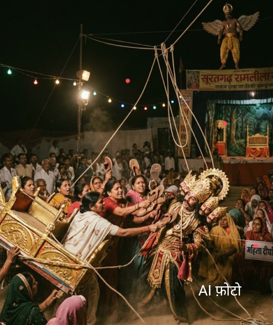 IMG 20261020 111628 महिलाओं ने जब रावण की पिटाई की! बीकानेर संभाग की सत्य घटना Rajasthan News Portal देश, राजस्थान